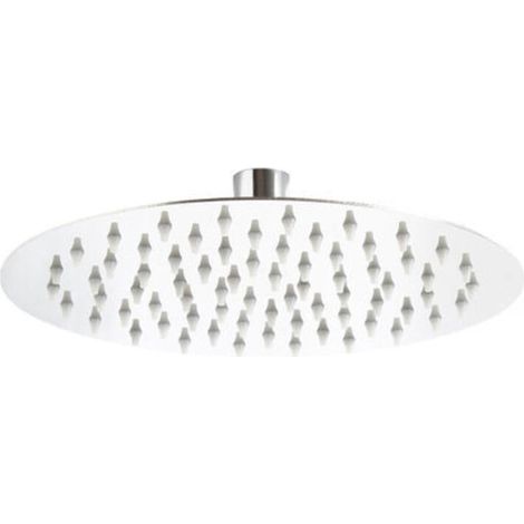 Pommeau de douche Rond 30 cm Pomme Jet de pluie Rainshower Tête de douche Acier inoxydable