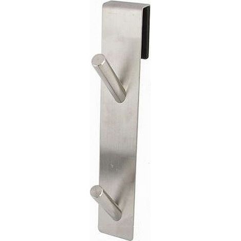 Gancio Doppio Per Porta Box Doccia Per Appendere Asciugamani Bagno 4x18 Cm 87766 (1/5)