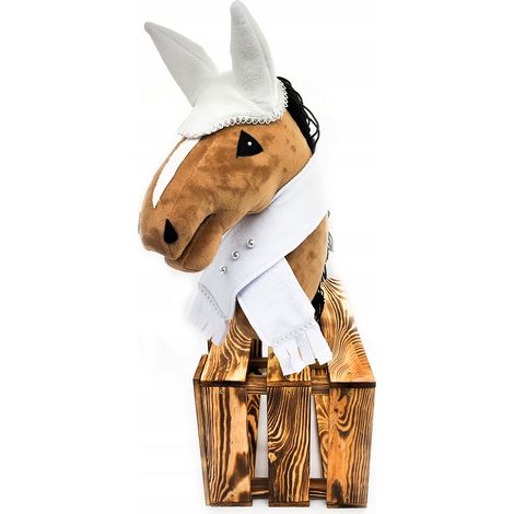 Set per cavalli a dondolo: sciarpa + paraorecchie (1/5)