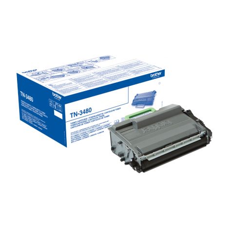 Tóner Original Brother TN-3480 Alta Capacidad/ Negro