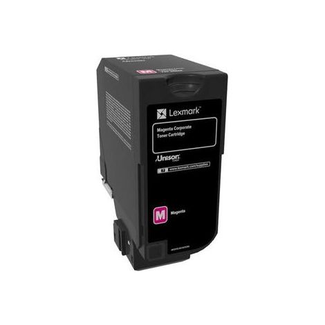 Toner Magenta Corporate 3K per Lexmark CS720, CS725 e CX725 - Cartuccia di toner originale 74C20ME (1/2)