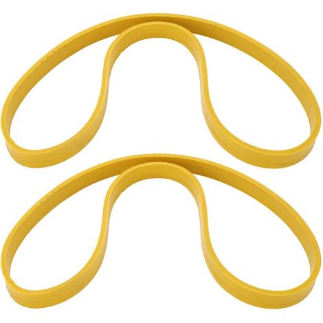 2 Pièces en Caoutchouc Scie à Ruban Roue Pneus Pièces de Rechange 12.75mm Largeur 3.3mm épaisseur pour 10 Pouces Scie à Ruban Roue