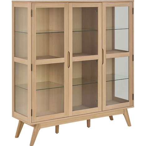 Marte vitrine 3 portes blanc. (1/5)