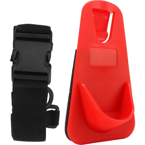 Ceinture porte-canne de pêche pour eau douce et eau salée, rouge (1/5)