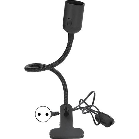 E27/E26 Klemmfassung für Schreibtischlampen, Leselampen und Bücherlampen im Schlafzimmer oder Studentenwohnheim, 100–240 V, EU-Stecker (1/5)