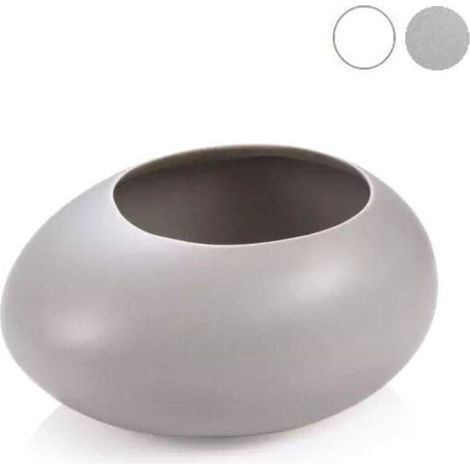 Vase à fleurs Stones Gris 9X11 H 6,5 Fancy