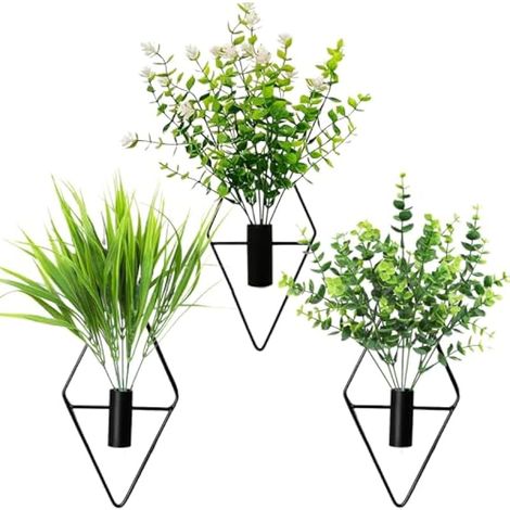 3 Jardinières Suspendues Artificielles(Comprend des fleurs artificielles) (1/5)