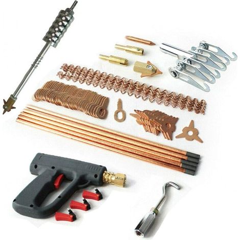 Kit di riparazione per ammaccature, 86 pezzi per la riparazione di ammaccature, kit per la rimozione dei punti e dei punti