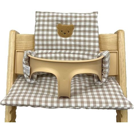 Cushion Cover for Baby Seat Cushion, Organic Cotton Replacement Cover, Soft Seat Cushion for Babies and Toddlers with Storage Pocket (1/5)