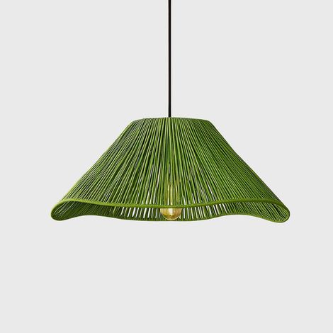Lampadario a sospensione con paralume macramè Greenfav (1/4)