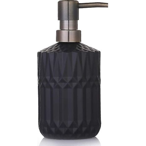 Distributeur De Savon - Verre Trempé Avec Pompe À Pression - Pour Salle De Bain Cuisine Comptoir - 1 Pièce