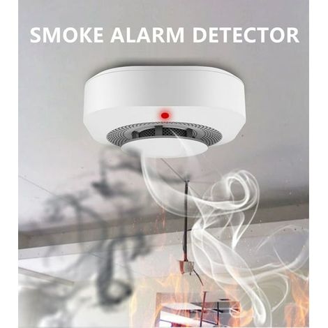 Graffiti WiFi Mini-Rauchmelder, batteriebetriebener intelligenter Feuer- und Rauchmelder, unterstützt Fernalarmierung per App, geeignet für die Sicherheit von Haus, Küche und Wohnung. (1/5)