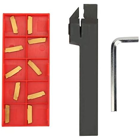 Augmentez la précision de votre tour avec le MGEHR1616-2 100mm Poste d'Outil de Tour CNC et les 10pcs MGMN200-G Porte-Outil de Tournage de Lame - qualités indispensables pour tout professionnel