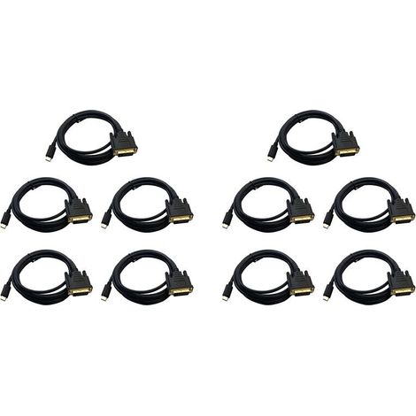 Compatibile con 10 cavi da USB Type-C a DVI, adattatore da USB Type-C a DVI, 24+1 4K 30Hz (1,8 m), compatibile con Pro 2017/2016. (1/5)