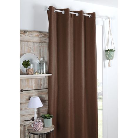 Rideau Occultant Stof Copenhague Terre 140x260cm - Stof (1/3)