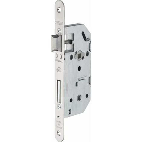 Thirard – Serrure encastrable Monomax NF à condamnation – Axe 40mm – Têtière inox – Pêne en acier galvanisé – Garantie 10 ans (1/4)