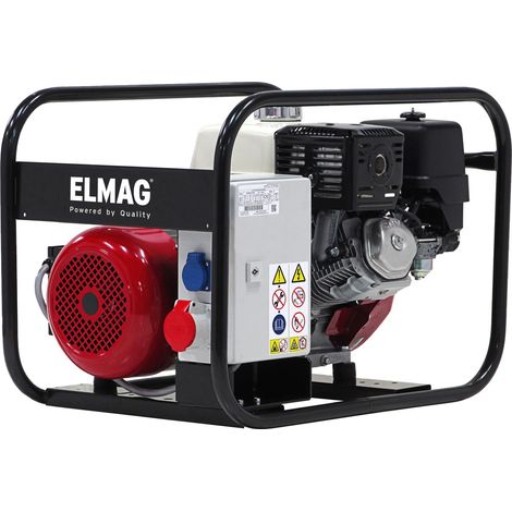 ELMAG Stromerzeuger SEB 8054WD-AVR-IP54-DGUV-B, mit HONDA-Motor GX390, Ausführung nach DGUV Version B (1/2)