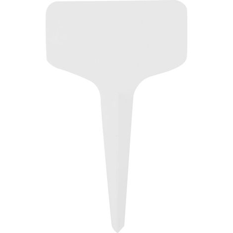 100 étiquettes de jardin blanches pour la classification des plantes. Bloc-notes et fiches d'écriture inclus. (1/5)