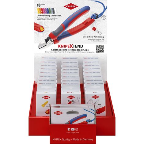 KNIPEX 00 18 01 V47 Verkaufsdisplay TEND 1 24-teilig Farbauswahl 1 350 mm (1/3)