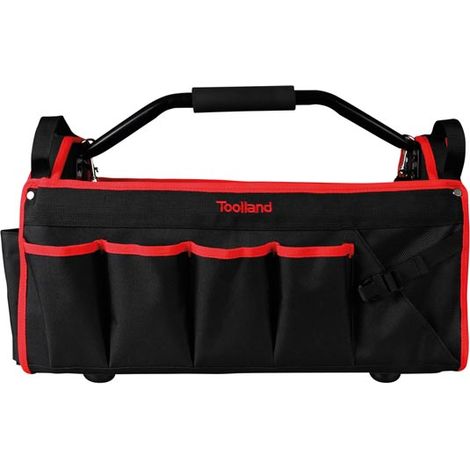 Velleman Borsa per attrezzi Toolland nera in nylon 50x24x33 cm (1/5)