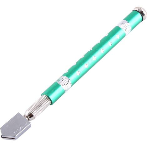 Tagliavetro a rullo – verde – manico in lega di alluminio – antiscivolo – professionale – Asixx (1/5)