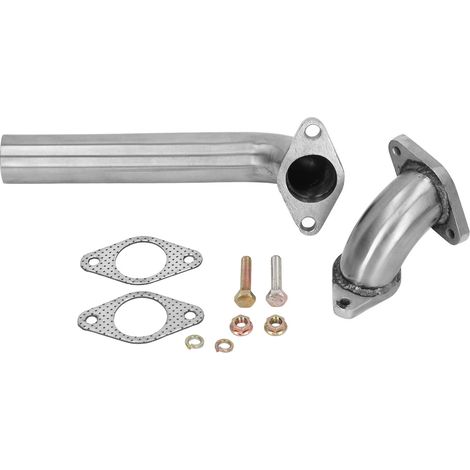 Wastegate Dump Pipe Coude Adaptateur Set Acier Inoxydable Universel pour Applications 35mm et 38mm.