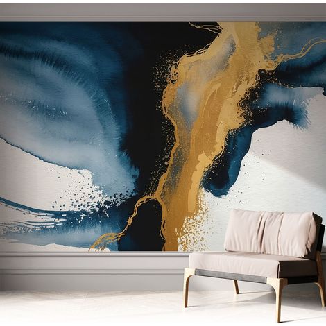 Carta da parati autoadesiva - impermeabile - murale da parete - decorazione murale - Astrazione colorata 312x219 cm (1/5)