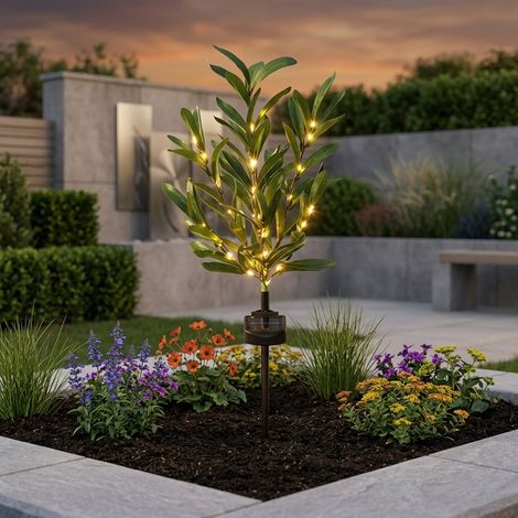 Olive Tree Solar Garden Stake Lights (1/2)
