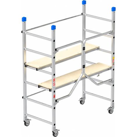 Trabattello Ponteggio in Alluminio Richiudibile Marchetti 155x188 cm (1/4)