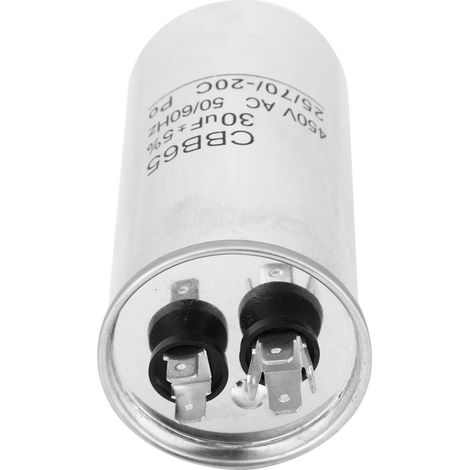 CBB65 30UF 450V Anlaufkondensator, homopolarer Elektrolytkondensator für Kompressoren (1/5)