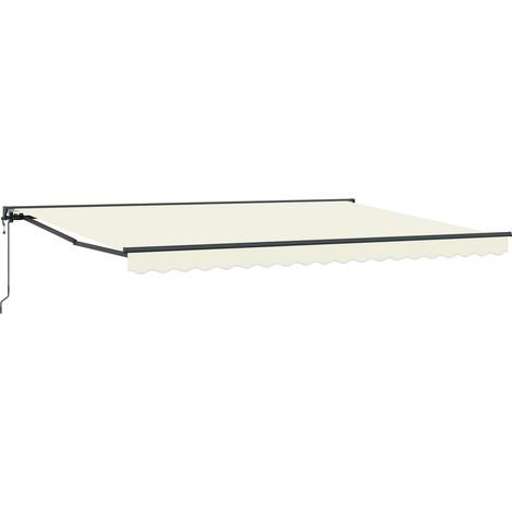 Maison Exclusive - Struttura della tenda Crema 450 × 300 cm