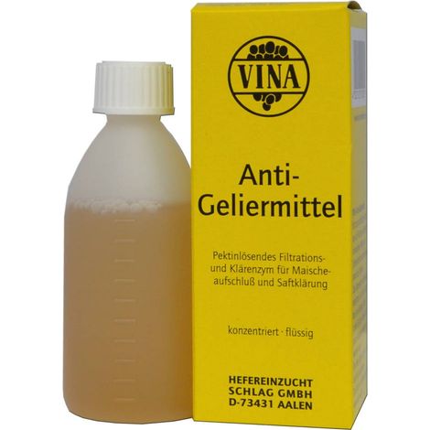 Vina Anti-Geliermittel Enzyme zur Verflüssigung des Fruchtbreies 50 ml Wein- und Obstverarbeitung