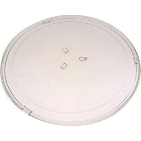 Plateau en verre (37801-35410) (74X7591) Four micro-ondes BRANDT, DE DIETRICH, SAUTER, ARISTON HOTPOINT, FAGOR, SMEG, THOMSON, S (1/2)