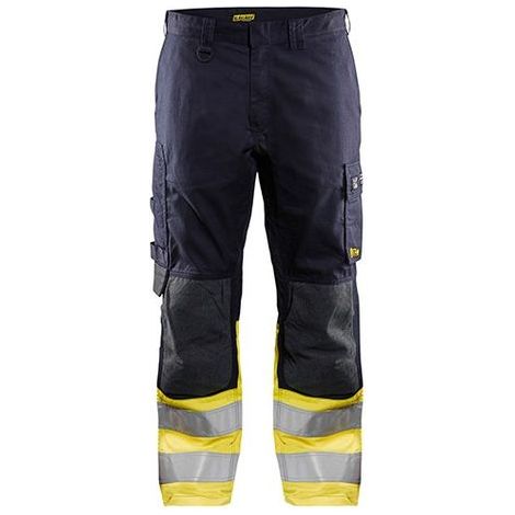 Pantalon de travail multinormes inhérent  1488 - Marine/Jaune fluo 3XL - FR(56) - SE(C62) - Standards (1/2)
