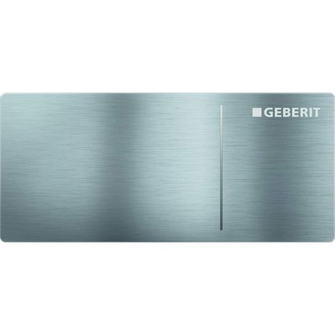 Geberit - Pulsante Geberit Sigma70, per doppio volume di scarico: acciaio inossidabile Le spazzolato (242.813.FW.1)