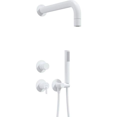 Deante SILIA set doccia incassato moderno bianco