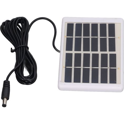 1,2-W-Solarpanel (6 V/9 V), leicht, tragbar, mit Polysiliziumkristallen, DC-Schnittstelle, Solarladepanel für Wasserpumpen (1/5)