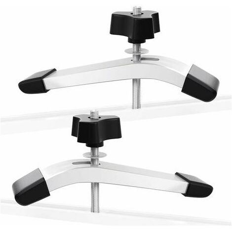 LaBlanc – 2 Ensembles Rail T Track Pince de Serrage, T-Track Clamp T Track Jeu de Pinces a clamper de Maintien à Acier Allié Rapide, pour Outil de Travail du Bois T-Slot (1/5)