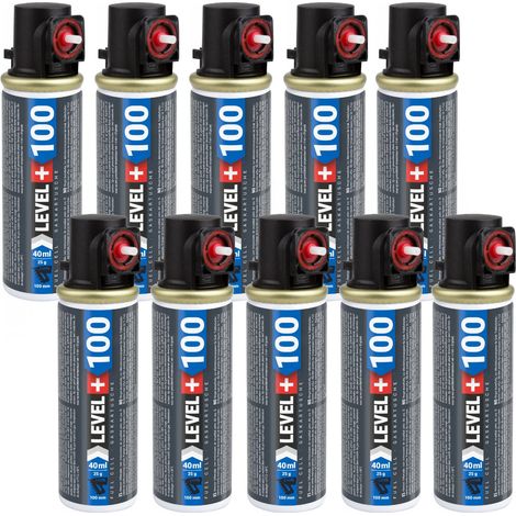 LEVEL+ Gaskartusche 100mm 40ml Fuel Cell Ersatzgas für Nagler L+100 - 10 St.