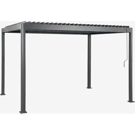 Pérgola bioclimática de aluminio con lamas Druvia SKLUM 3x4 m (1/5)