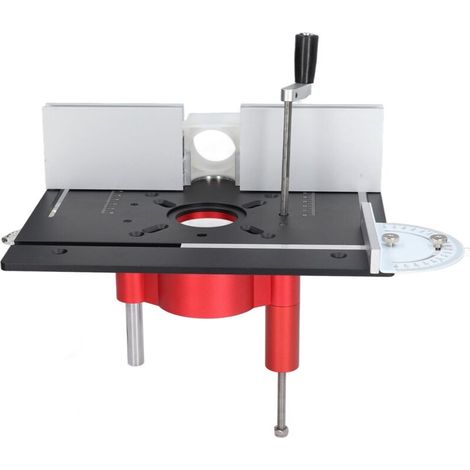 Lifting Plate Kit for Woodworking, High Precision Router Lifting Base, Transparent Scales from 63.8 to 65 mm, Clamping Corrosion Resistance from 0 to (1/5)