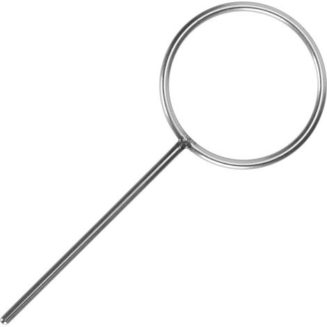 Anillo de soporte de laboratorio de acero inoxidable, robusto y resistente a la corrosión, para experimentos de laboratorio, 120 mm / 4,7 pulgadas. (1/5)