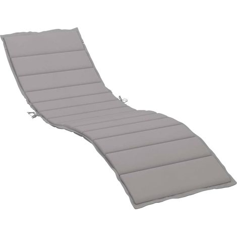 Maison Exclusive - Sonnenliegen-Auflage Grau 200x50x3 cm Oxford-G (1/5)