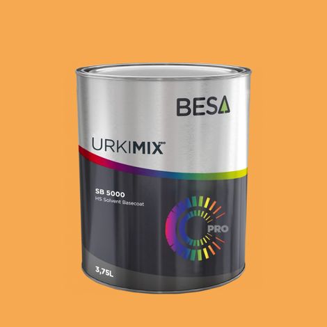 Pot de peinture Polyuréthane / bi composant Jaune Safran RAL 1017  Mat - 750 gr