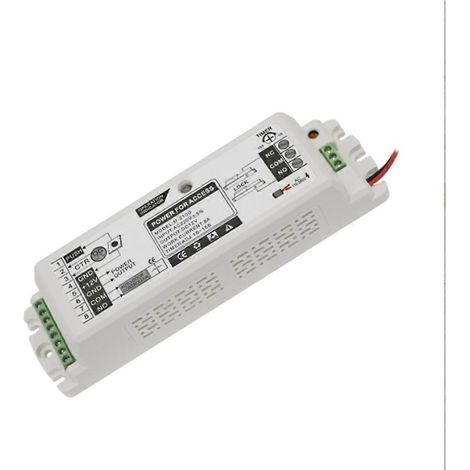 Alimentation CC 12 V 8 A pour système de contrôle d'accès de porte, caméra de sécurité, alimentation CA 220 V, réglage du délai (1/5)