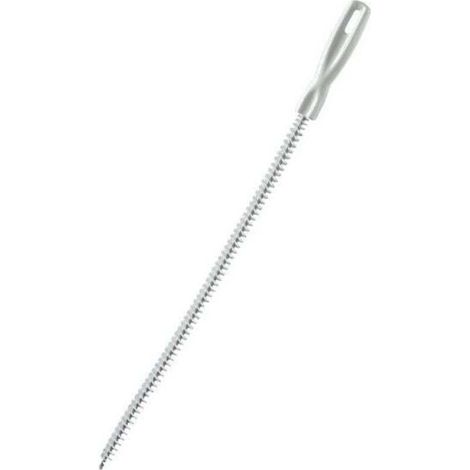 Juego de 2 cepillos flexibles de 45 cm para limpiar y desatascar tuberías, herramienta de limpieza de desagües para baño y cocina - KZQ