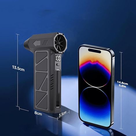 Sopran, 130.000 U/min, 4 Geschwindigkeiten, Coletor De Pó Elétrico Sem Fio Com Motor Escovas, Luz Led (1/4)