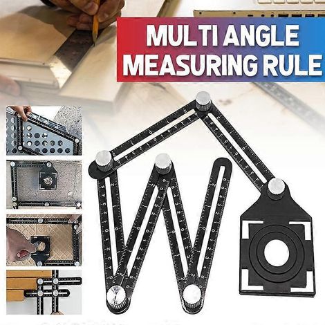 Règle universelle réglable à 6 plis pour la pose de carreaux - Outil de pose de carrelage en terre cuite - Pièces détachées pour la construction - Magasin de carrelage - Colle pour carrelage de sol -  (1/2)