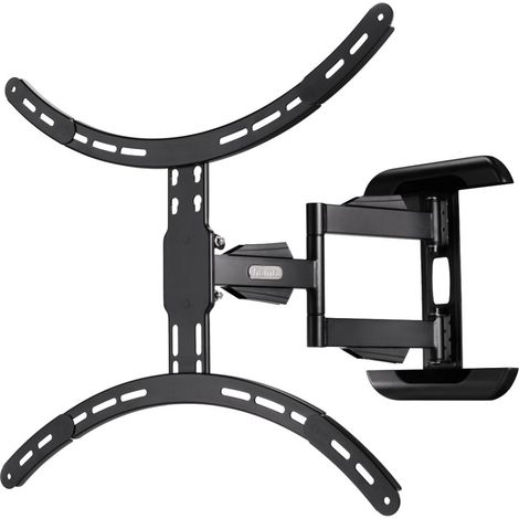 Support Mural Tv, Noir, Double Bras Articulé, De 37 à 75 Pou, Charge Max. 45 Kg (1/2)