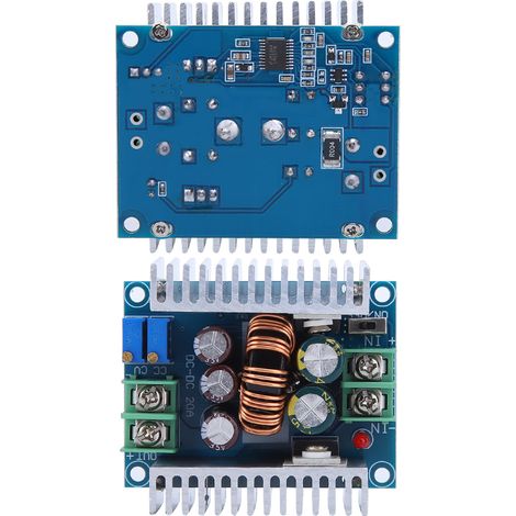 Abwärtswandlermodul mit Konstantstrom-Spannungs-Amperemeter, DC 6–40 V auf DC 2–36 V, 20 A, 300 W Leistung (1/5)